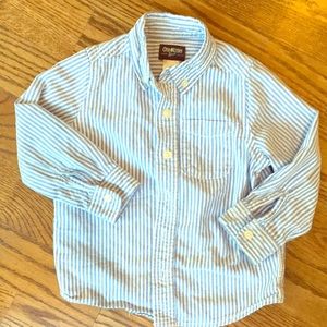 Boys 4T Oxford Stripe Shirt